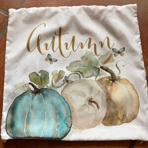 Fall decor hand painted pillow cover